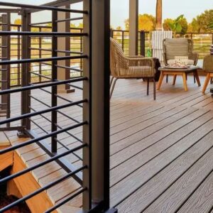 WPC 3D Hollow Round Deck Flooring